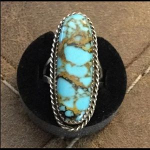 Native American Copper Turquoise Ring
